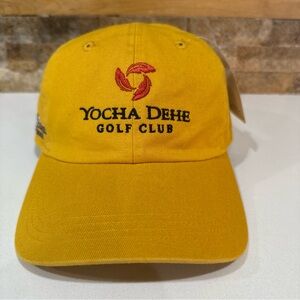 YOCHA DEHE Golf Club Cache Creek Casino Resort Baseball Cap Hat Adj.